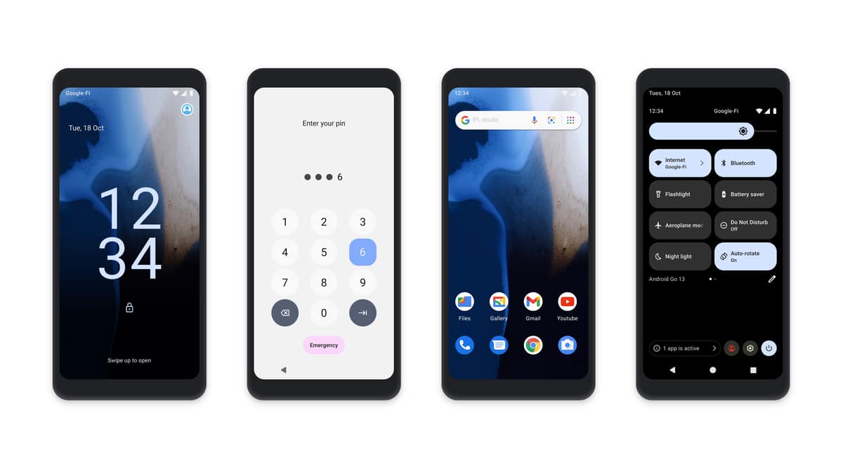 Android 13 Go Edition para smartphones acessíveis terá Material You e atualizações