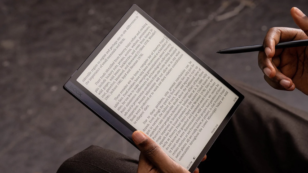 Tablet com tela e-Ink roda Android tem e uma câmera com OCR para digitalizar documentos