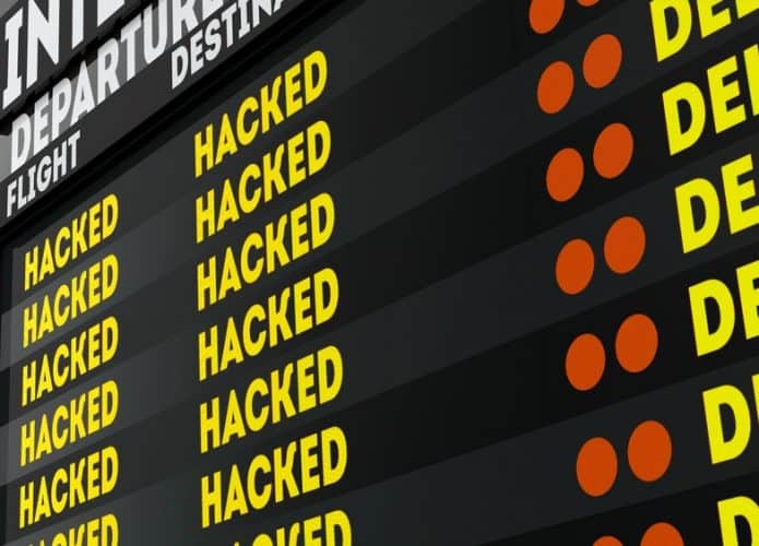 hacker aeroporto