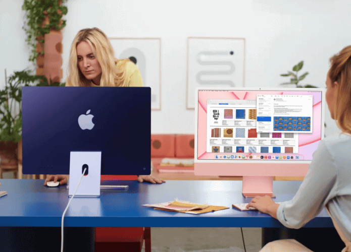 iMac de 24 polegadas (Imagem: divulgação/Apple)