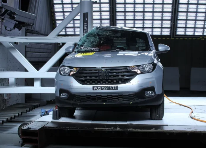 Fiat Strada decepciona nos testes de colisão