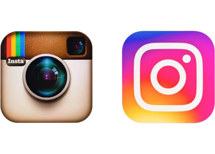 Primeira e última logo do Instagram