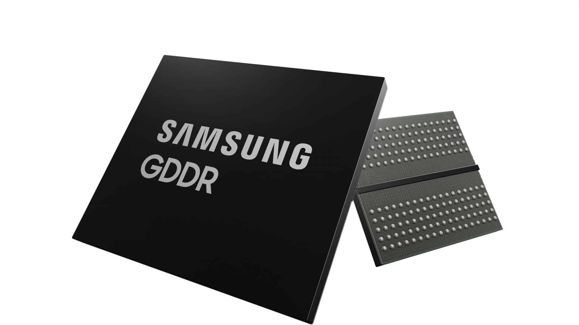 Memória DRAM Samsung GDDR 6 (Imagem: divulgação/Samsung)