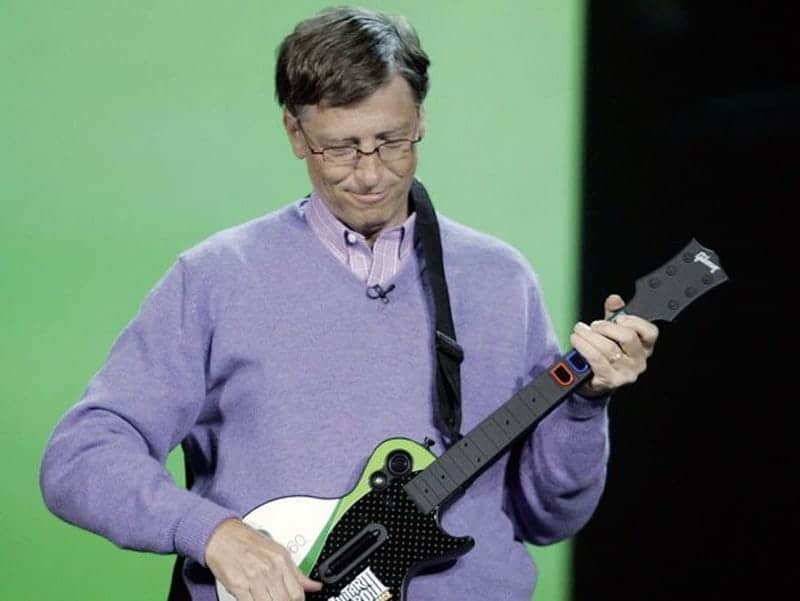 banda favorita 15. Bill Gates?  Weezer.  Ele também chama U2 um 