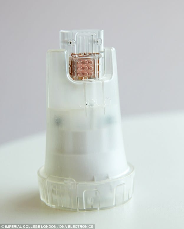 The hope is that quick and effective diagnostic tests like the USB stick could enable patients to use a self-test kit, just like those with diabetes use to check blood sugar levels