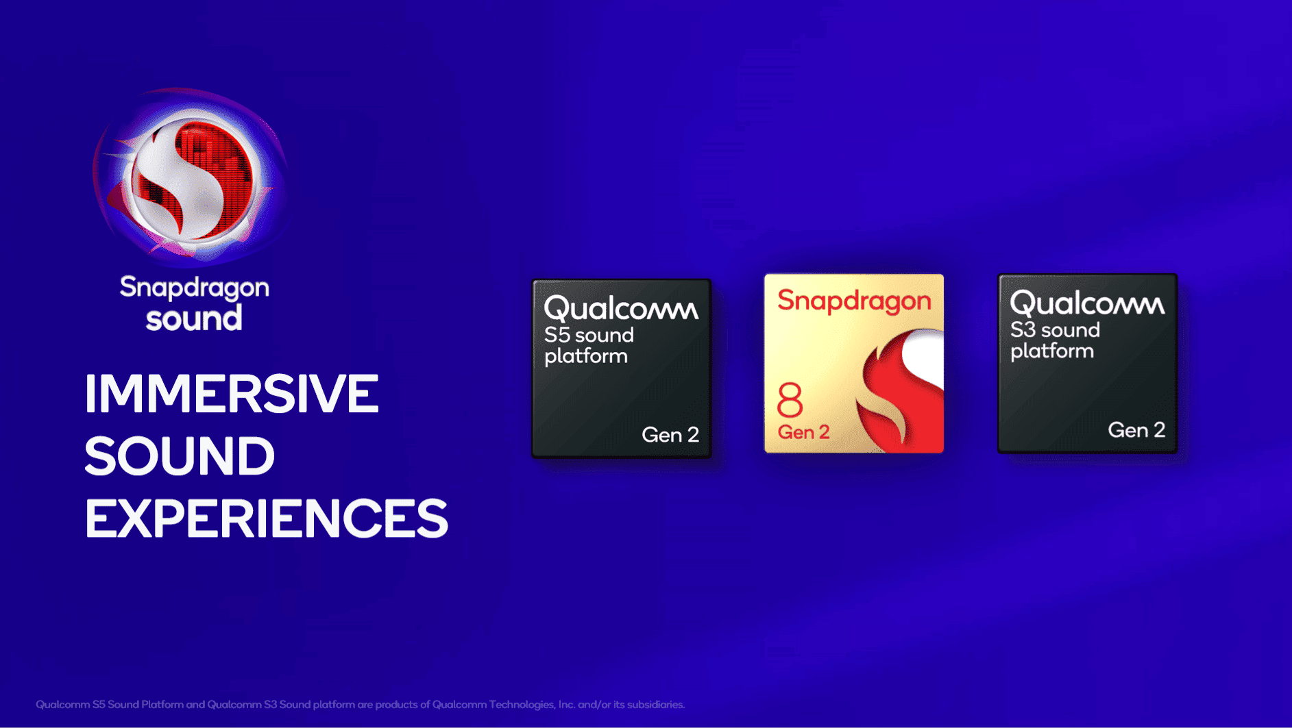 Qualcomm S5 e S3 Gen 2 (Imagem: divulgação/Qualcomm)