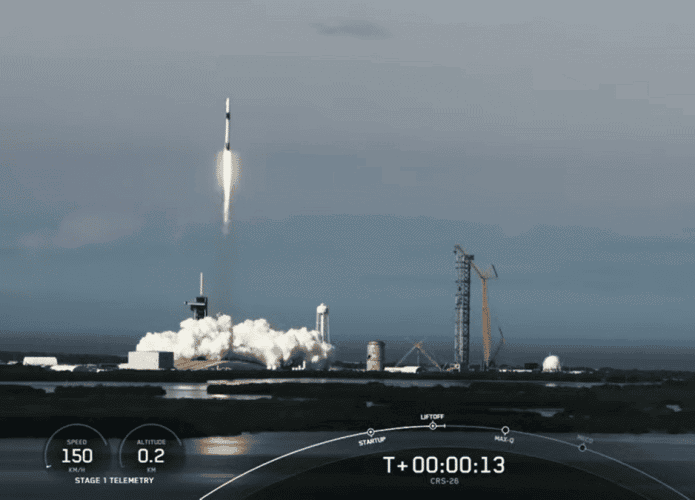SpaceX lança nave de carga com sementes e outros itens para a Estação Espacial Internacional