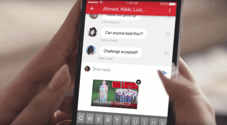 youtube, facebook, social network, in-app messages, in-app messaging