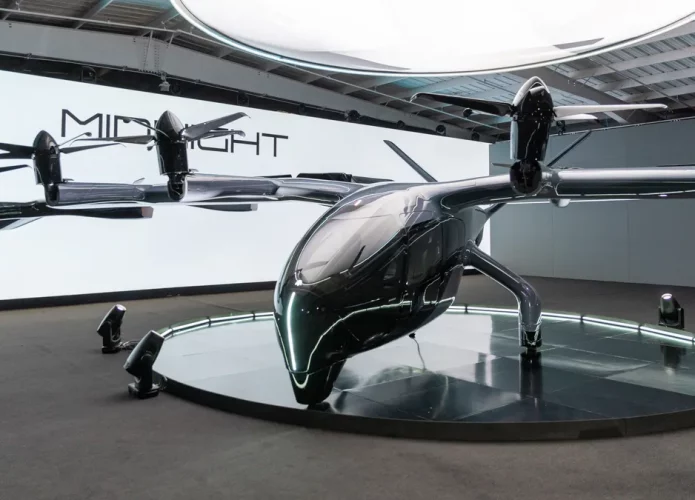 O Midnight é uma aeronave eVTOL para quatro passageiros