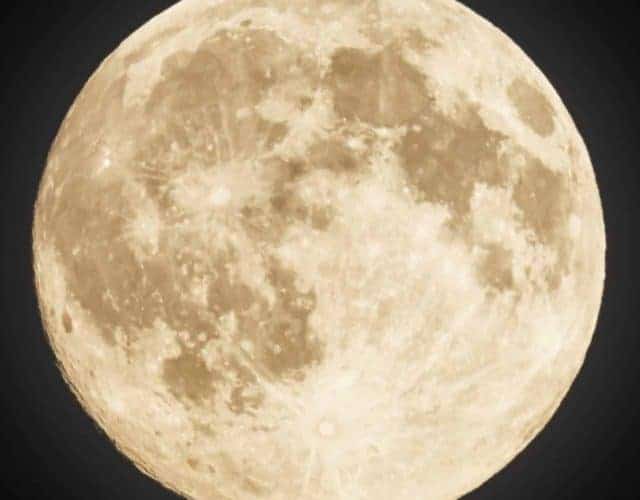Moon,At,It,Largest,Also,Called,Supermoon,,Aprox,Ten,Procent