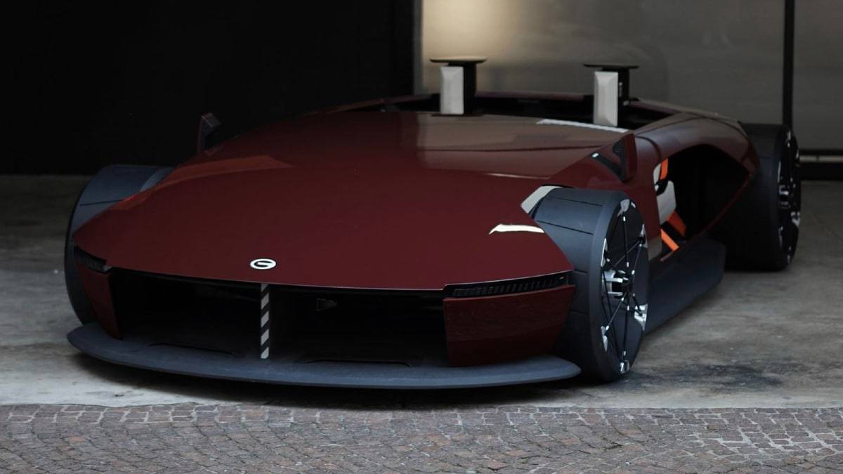 Barchetta EV é um carro elétrico aerodinâmico com bateria no estilo de um smartphone
