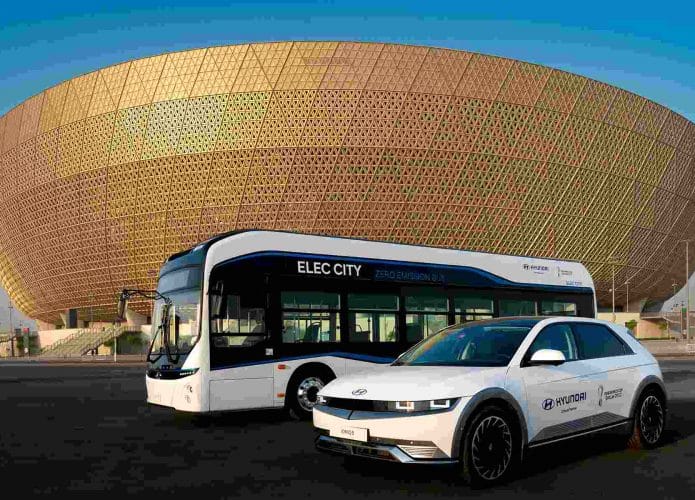 Hyundai investirá em veículos elétricos na Copa do Mundo de 2022