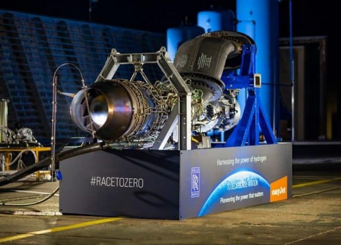 Primeiro motor aeronáutico do mundo movido a hidrogênio