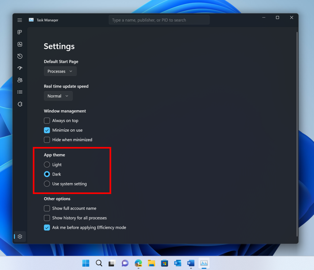 Windows 11: mudanças no gerenciador de tarefas