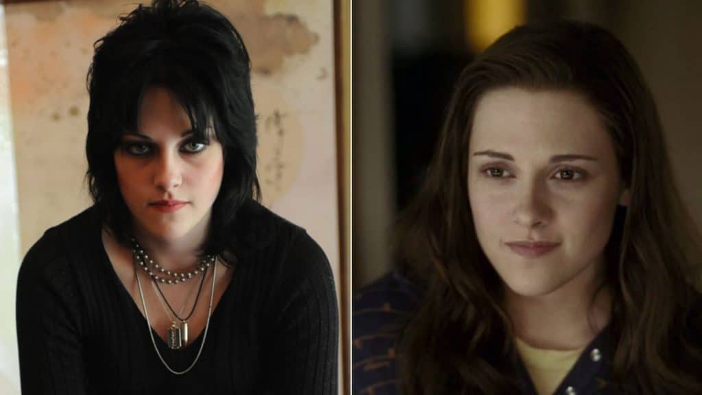 Montagem de Kristen Stewart nos papeis de Joan Jett e Bella na saga Crepúsculo