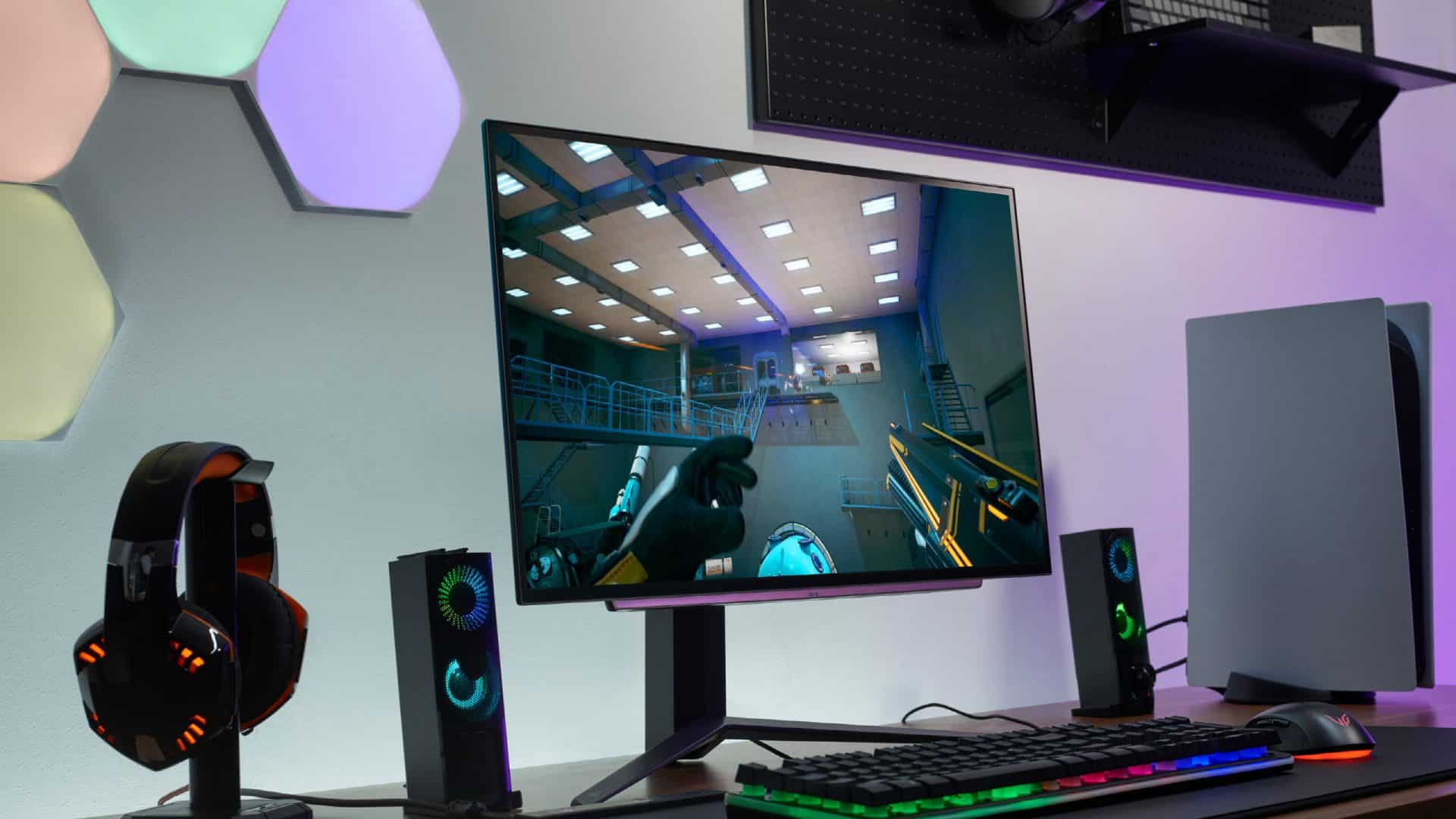 Monitor LG 27GR95QE (Imagem: divulgação/LG)
