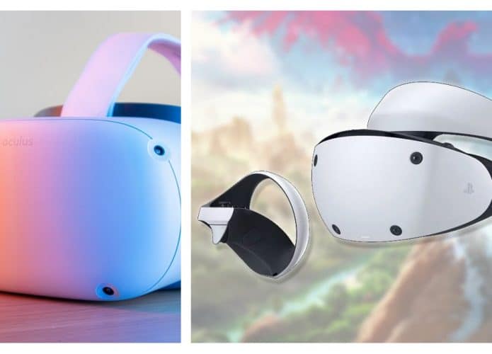 Meta Quest 2 e PSVR 2