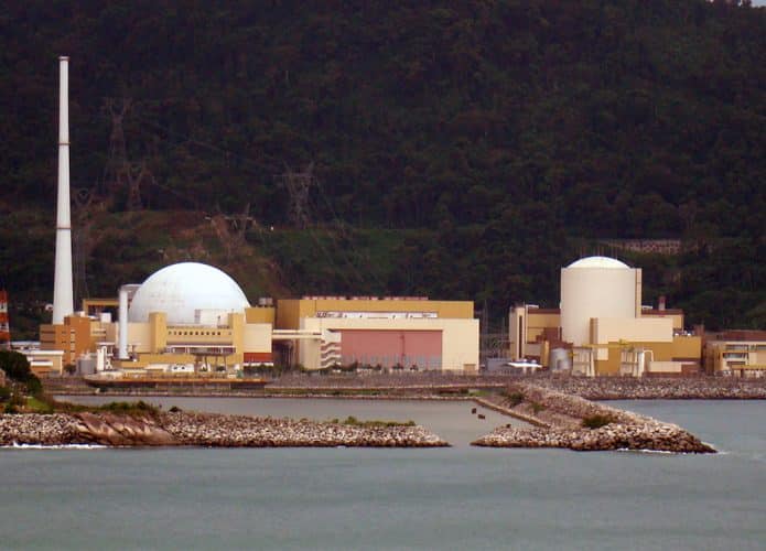 Usina nuclear em Angra dos Reis, no Rio de Janeiro