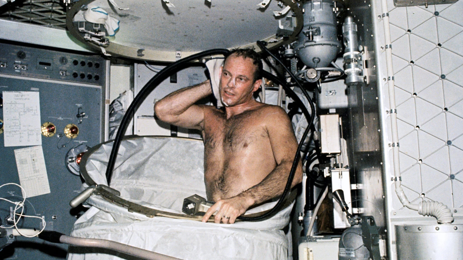 banho de astronauta
