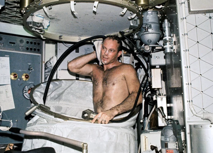 banho de astronauta