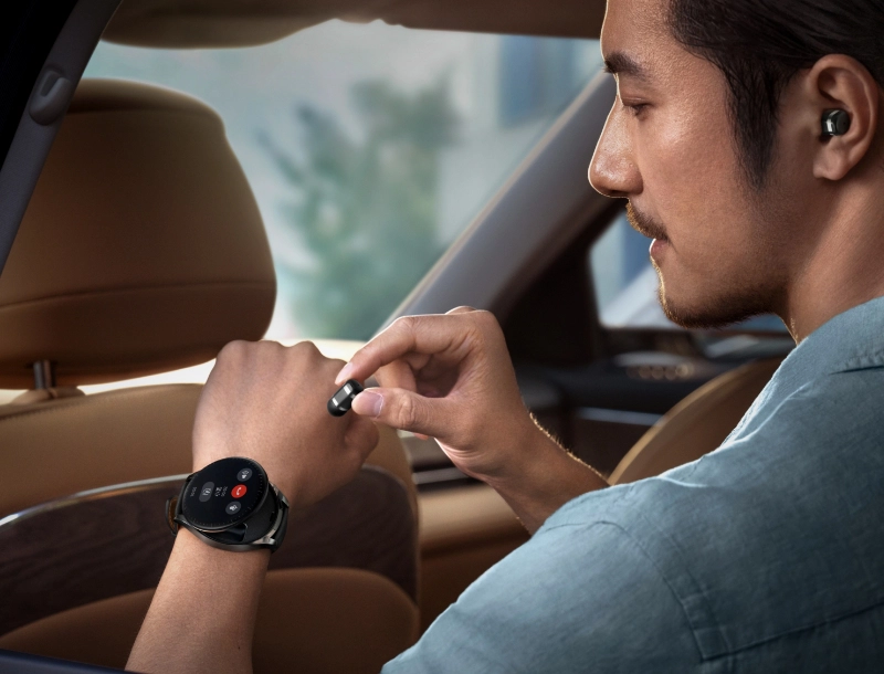 Smartwatch Huawei Watch Buds (Imagem: divulgação/Huawei)