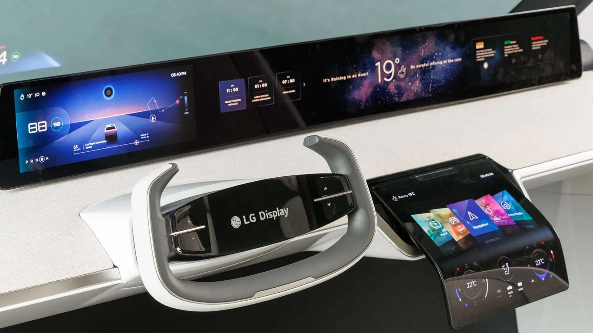 CES 2023: LG Display apresenta telas conceituais para painéis de carros