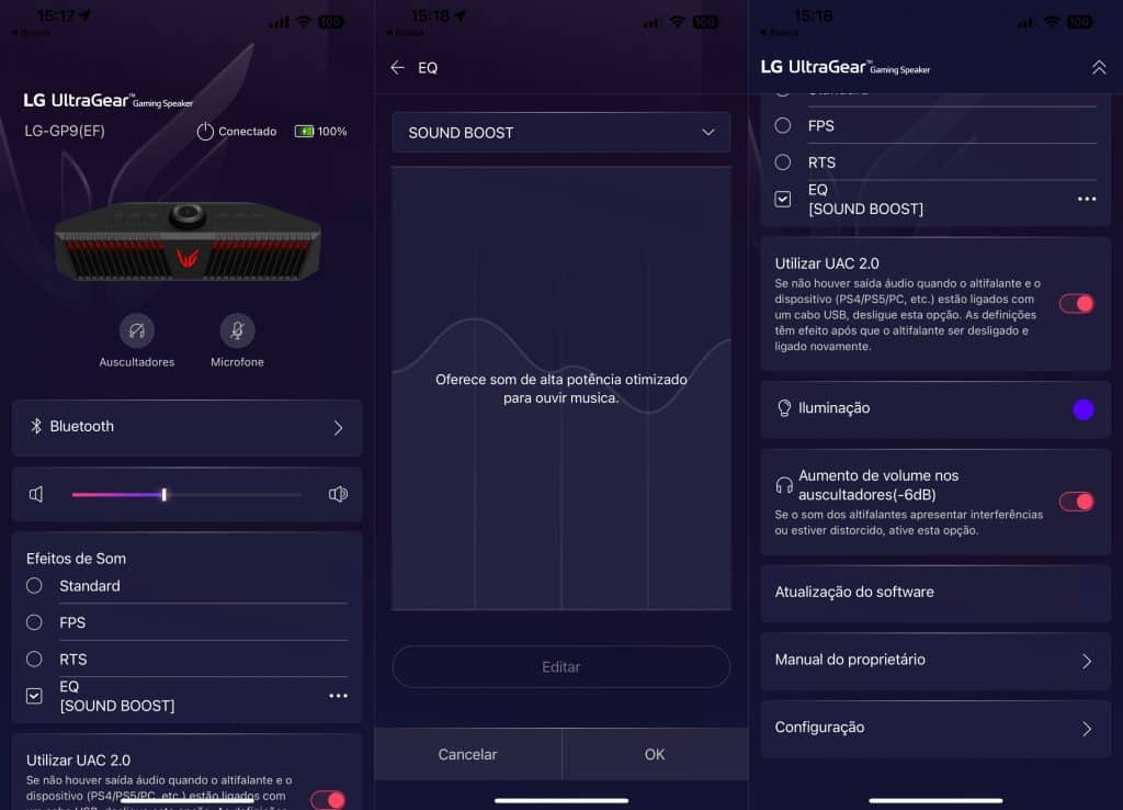App XBOOM (Imagem: André Fogaça/Olhar Digital)