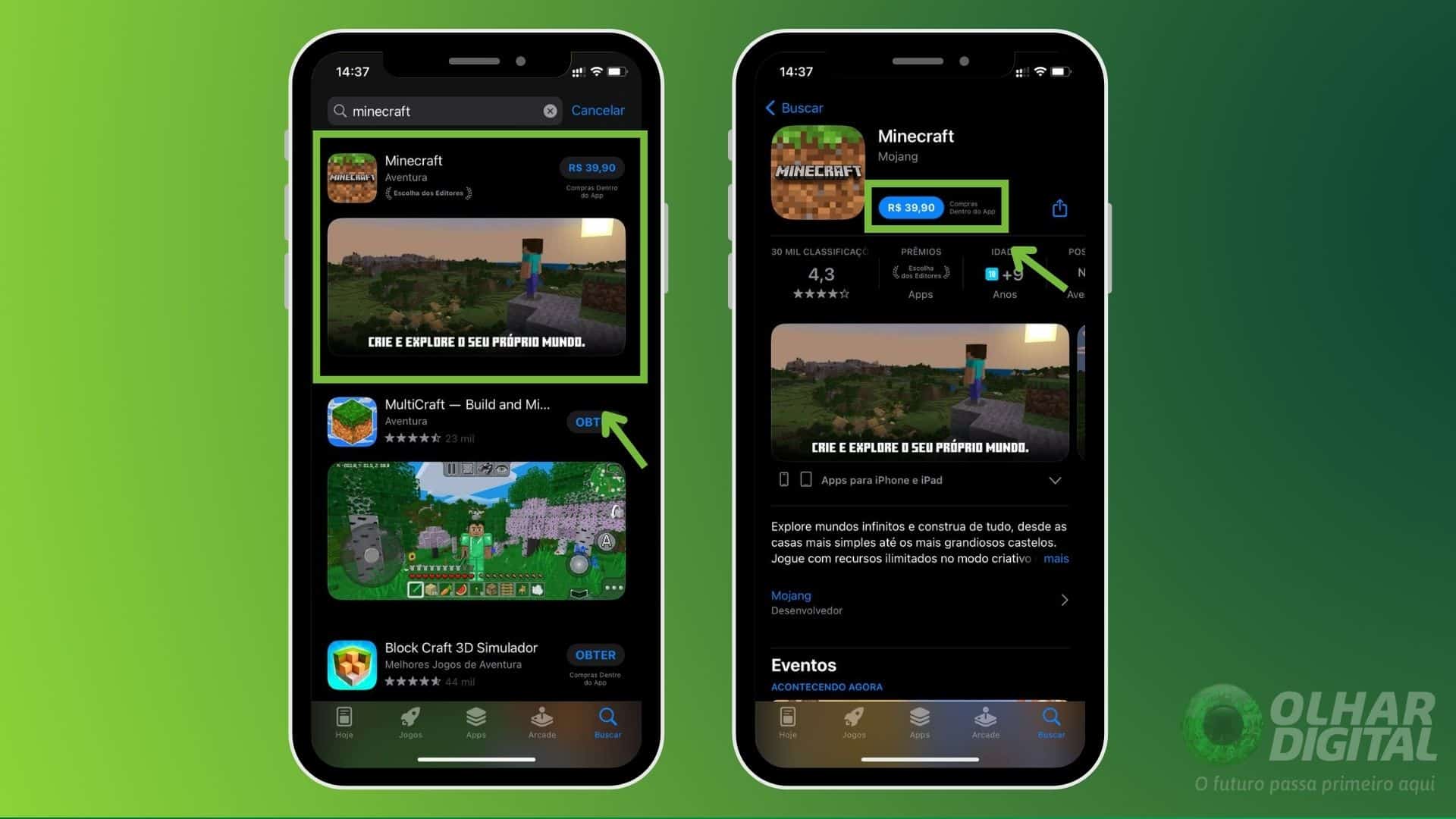 Como baixar Minecraft Pocket Edition