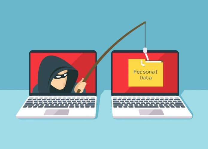 Um golpe de phishing envolve seis etapas