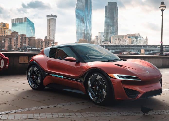 Carro elétrico movido a água Quantino twentyfive
