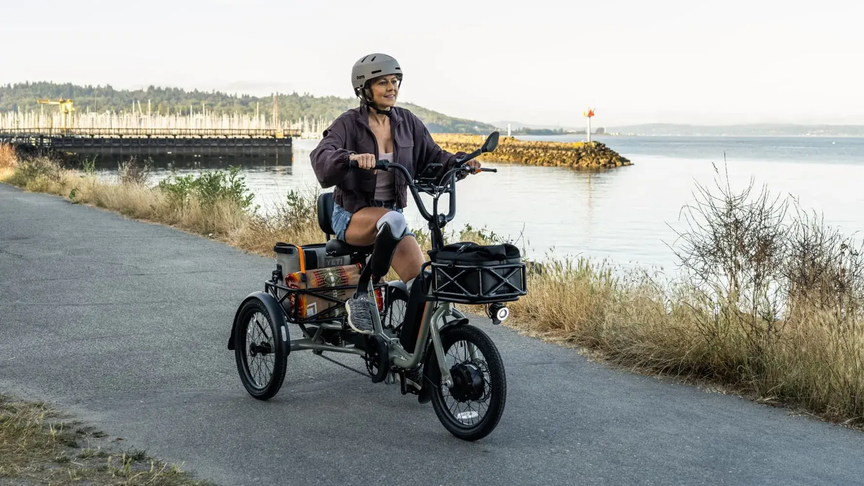 Triciclo elétrico RadTrike é o primeiro modelo dobrável e acessível