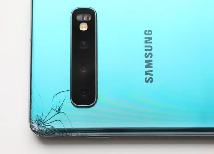 Smartphone quebrado