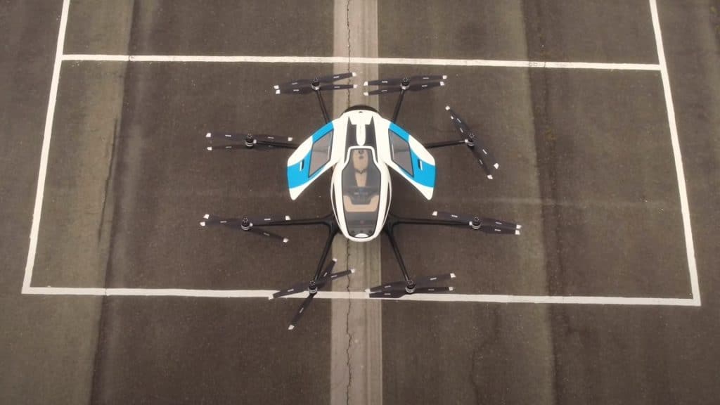 Aeronave autônoma Ehang EH216.