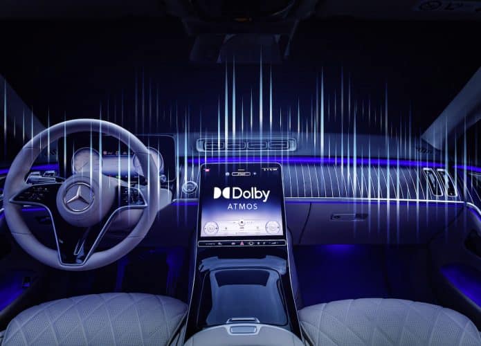 Mercedes com Dolby Atmos (Imagem: divulgação/Mercedes)