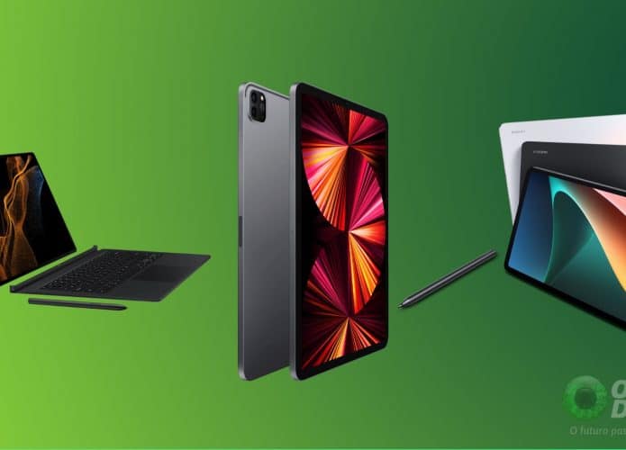 Tablets da Samsung, Apple e Xiaomi