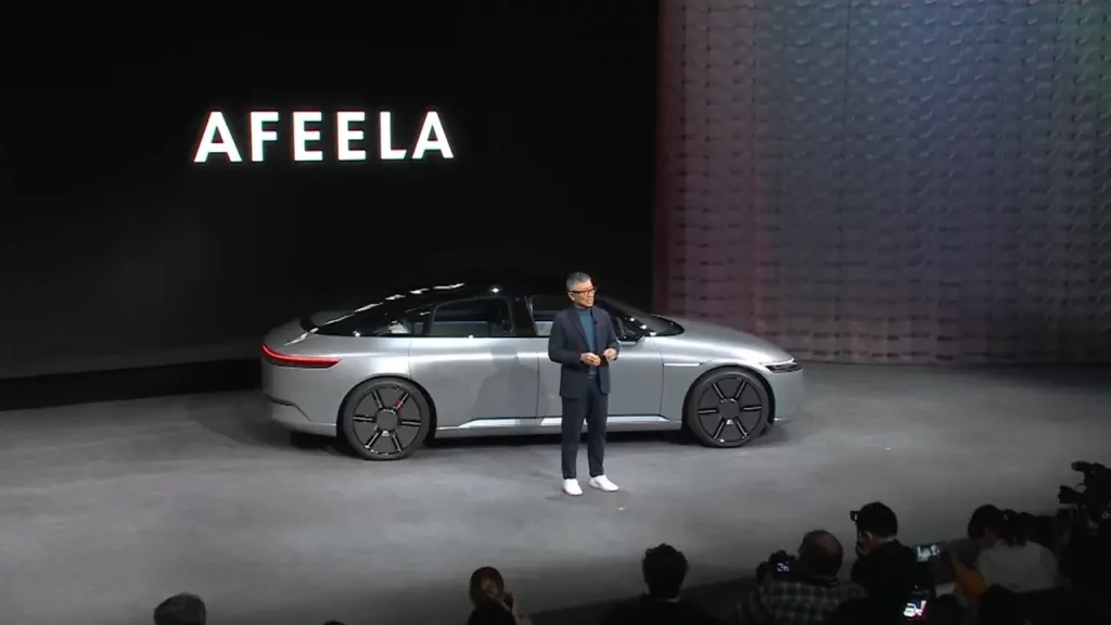 Sony e Honda revelam o primeiro protótipo da Afeela, sua marca de carros elétricos