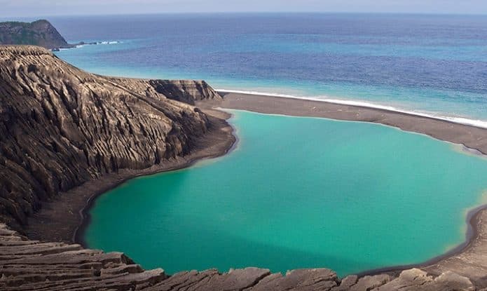 Ilha Hunga Tonga no Pacifico Sul. (Credito: Damien Grouille/Wikimedia Commons/CC BY-SA 4.0)