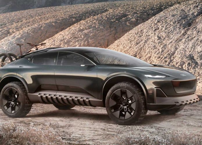 SUV “transformer” da Audi vira picape em segundos