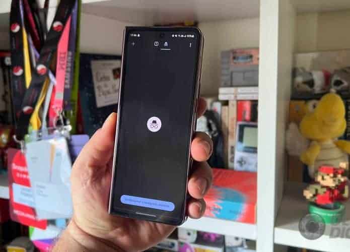 Chrome no Android com aba anônima protegida (Imagem: André Fogaça/Olhar Digital)