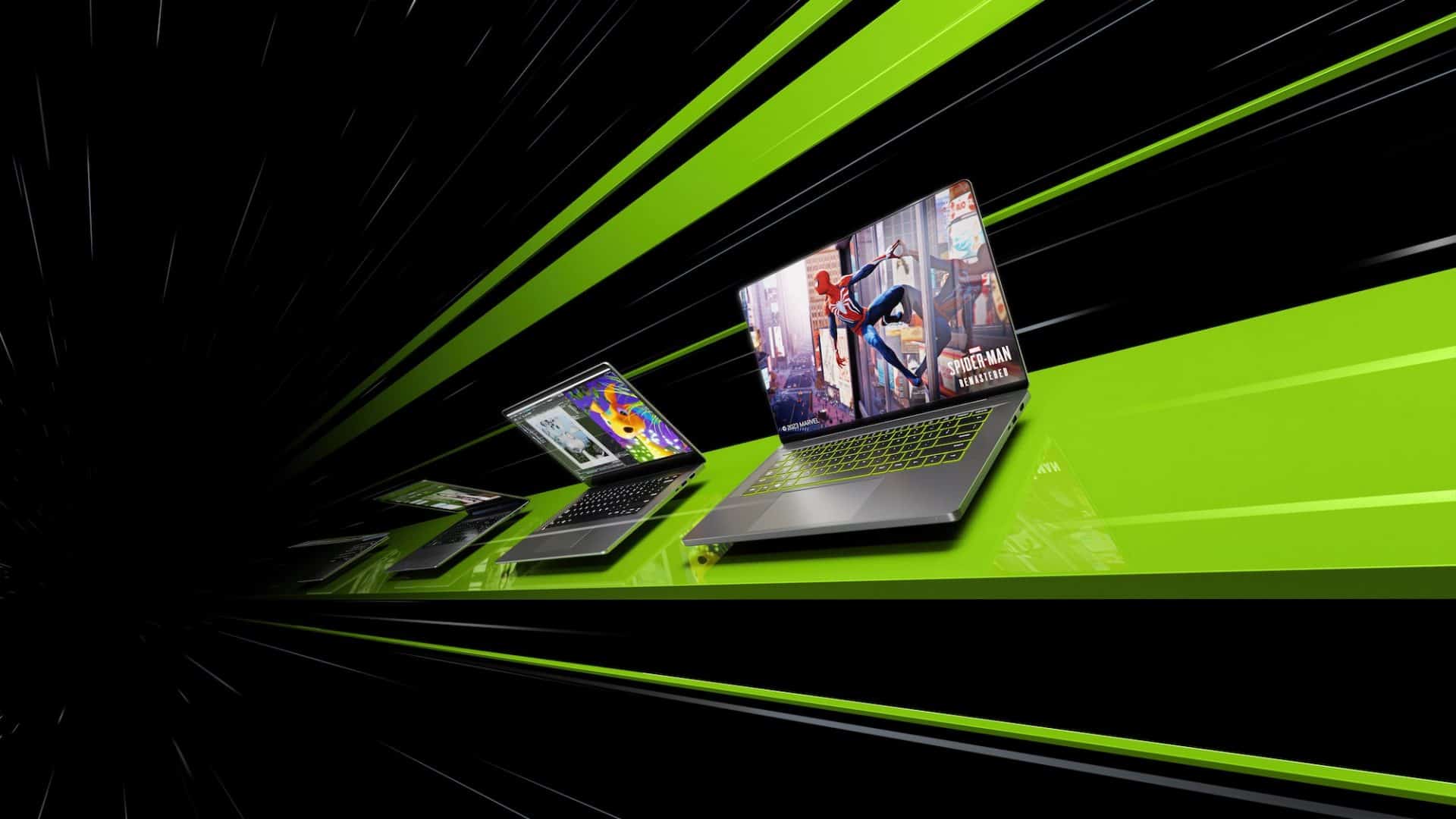 Notebooks com GeForce RTX série 40 (Imagem: divulgação/Nvidia)