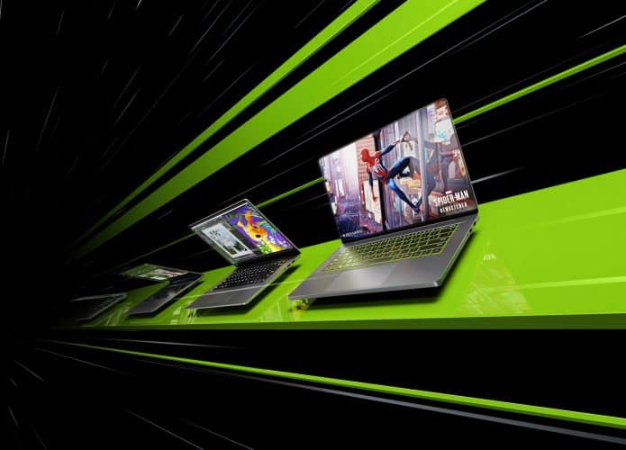Notebooks com GeForce RTX série 40 (Imagem: divulgação/Nvidia)