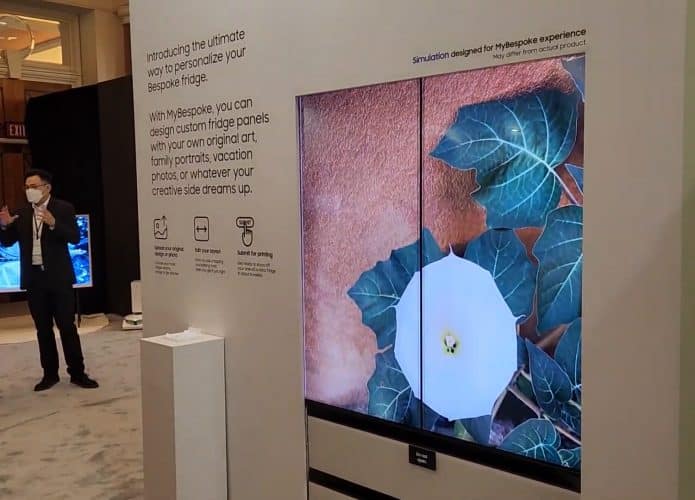 Tecnologia da Samsung vai deixar você colocar suas selfies nas portas da geladeira