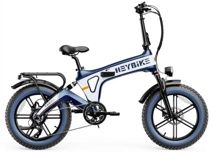 Bicicleta elétrica dobrável Heybike Tyson é potente, feita de magnésio e estreia na CES 2023