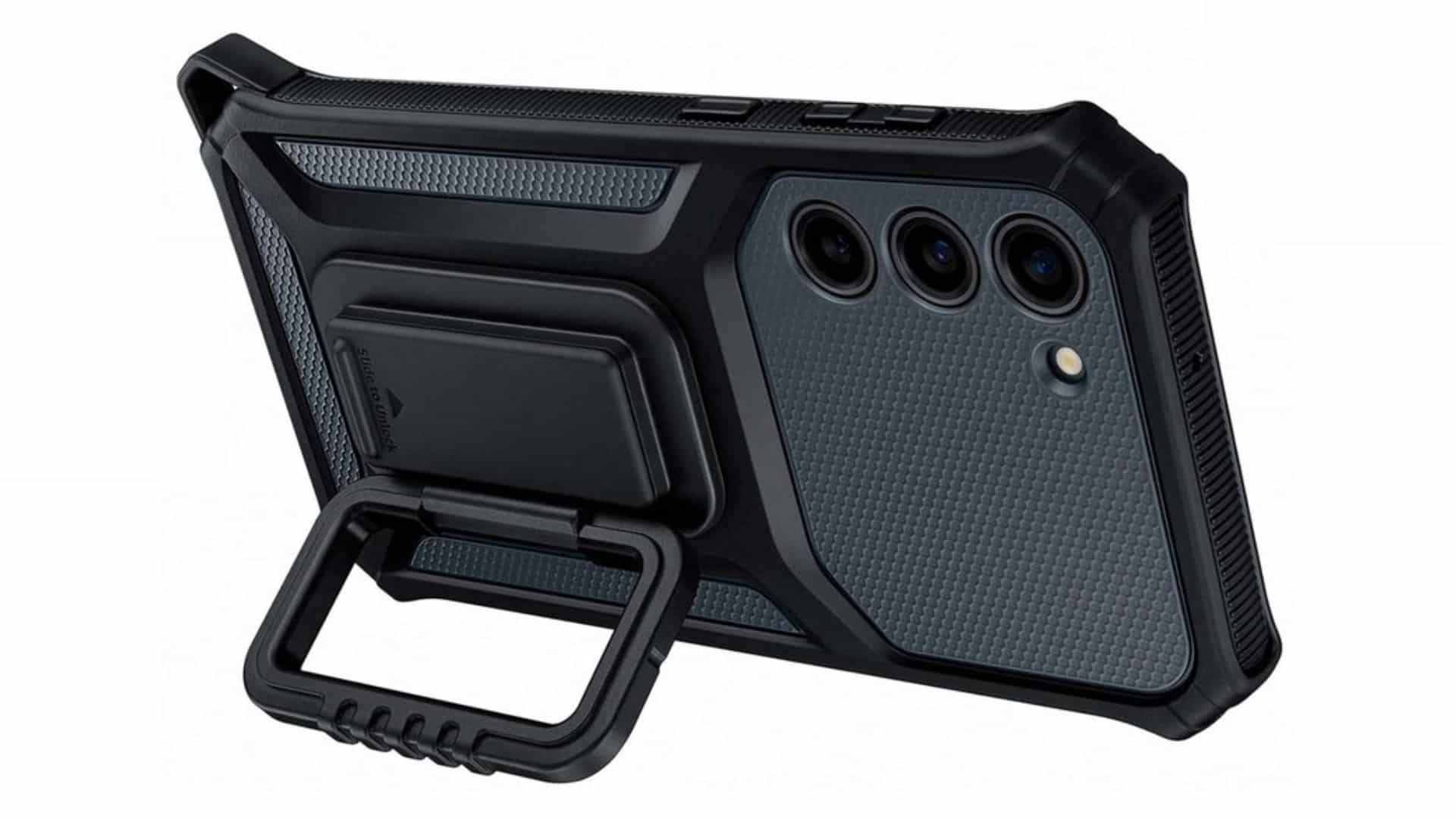 Case resistente oficial da linha Galaxy S23 tem acessórios em módulos magnéticos