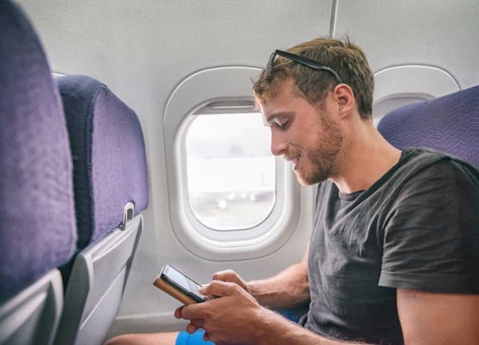 Internet a bordo de avião