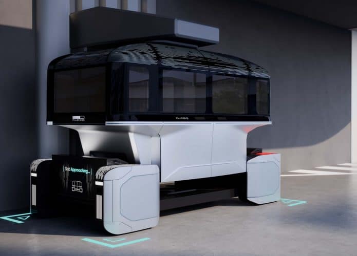 O Climb-E é a cápsula de transporte elétrica e autônoma da Italdesign.