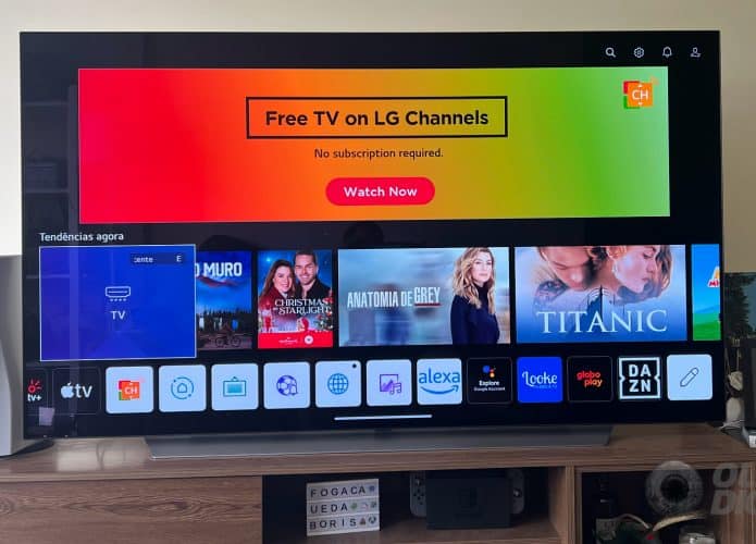 LG C1 OLED TV (Imagem: André Fogaça/Olhar Digital)