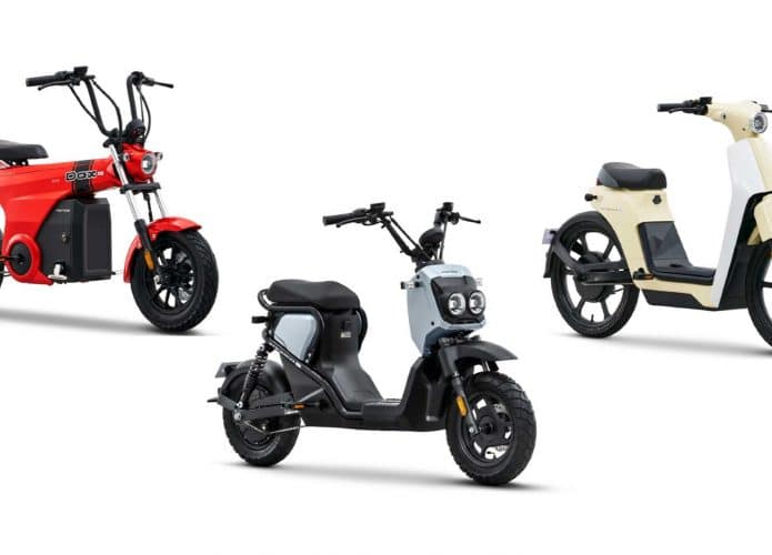 Novo trio de scooters elétricas da Honda