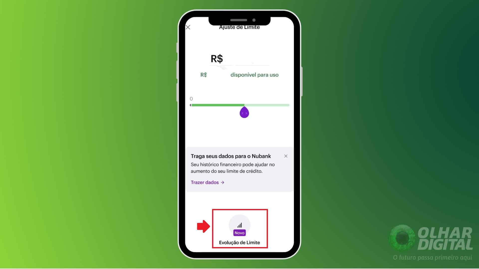 Como aumentar o limite do nubank - Passo 1