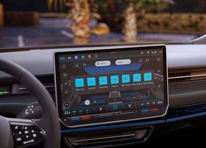 Volkswagen ID.7 terá ar-condicionado inteligente